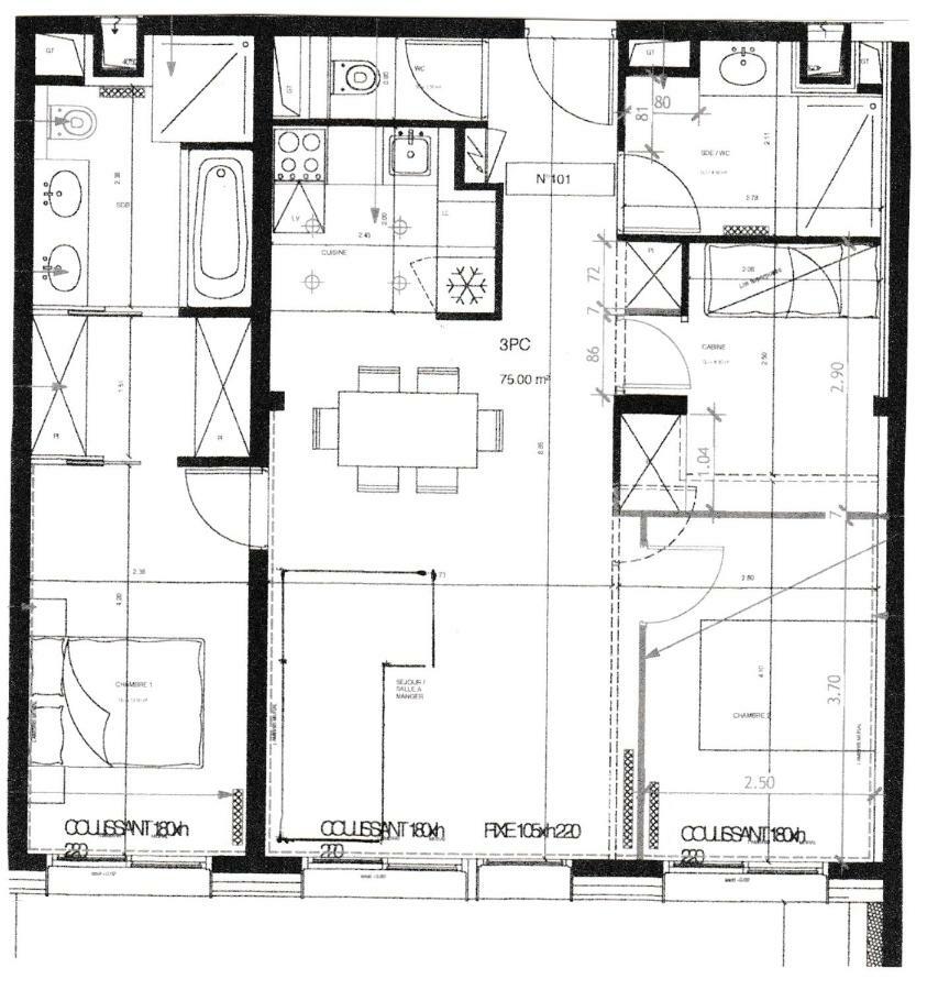 La Suite Appt 101 Méribel Exterior foto